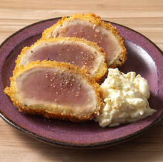 マグロのレアカツ 山ワサビたるたる