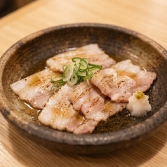 白金豚トロ ポン酢
