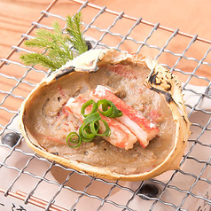 蟹味噌甲羅　七輪焼きの写真