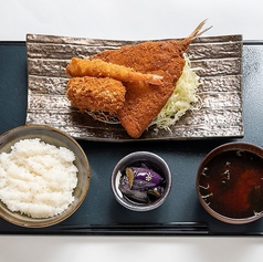 【揚げ物定食】ミックスフライ定食C