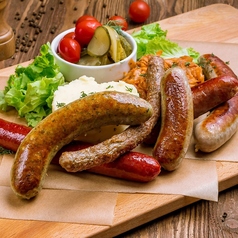 ソーセージ3種類盛り合わせ