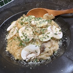 ポルチーニとマッシュルームのクリームリゾット