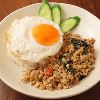 タイの人気定番料理ガパオライス