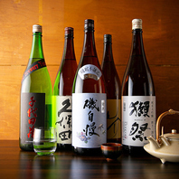 全国各地の厳選日本酒や様々なお酒も取り揃えてます！