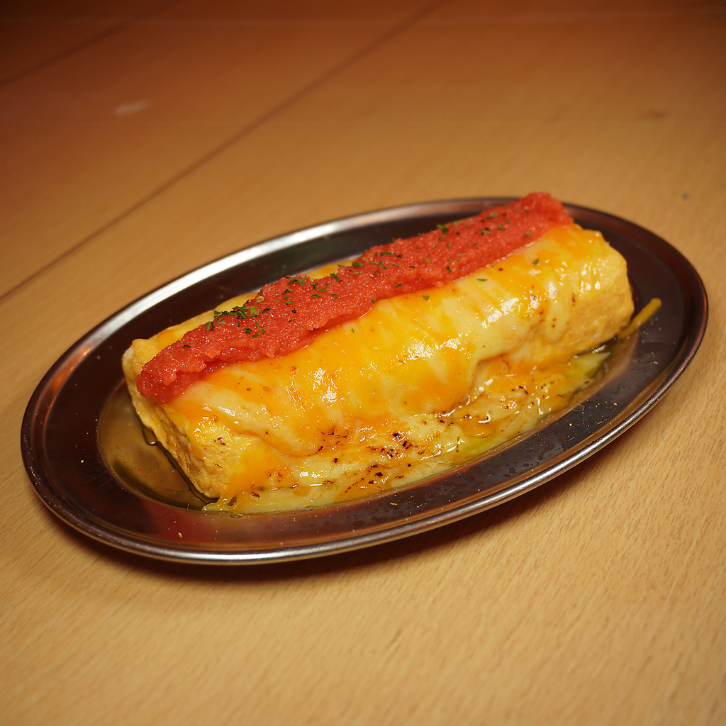 【ふわとろ！チーズ明太子だし巻き！】