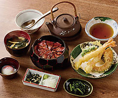 和牛ひつまぶしと天ぷら御膳