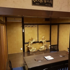 一部のお部屋は完全個室を完備しています！周りを気にせず落ち着いてお食事ができる空間です。少人数からご案内可能♪黒と朱色を基調とした落ち着いた店内、しっかりとした排煙設備で臭いも気になりません。自慢の焼き肉を存分にご堪能ください！