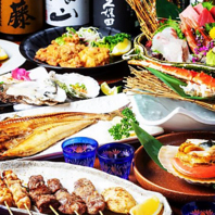 北海道の新鮮な魚介類をお愉しみください。