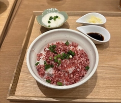 ヘルシー馬肉とろろ丼