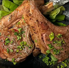 ラムチョップのスパイス焼き