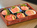 料理メニュー写真&nbsp;希少部位6種盛り合わせ(赤、黒の盛り合わせ)