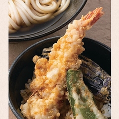 海老天丼 きほんのうどんセット