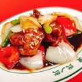 料理メニュー写真 彩り野菜の酢豚