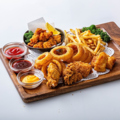 料理メニュー写真&nbsp;揚げ物バラエティープレート～5種盛り～