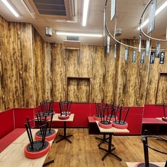 テーブル席です。