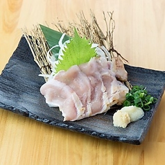 鶏むねタタキ刺し