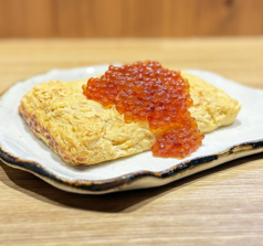 いくらぶっかけだし巻き卵
