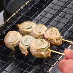 豚バラしそ巻き串(2本)