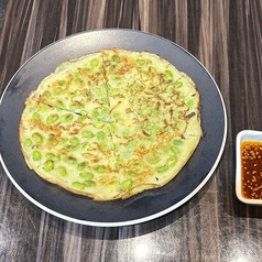 枝豆チーズチヂミ