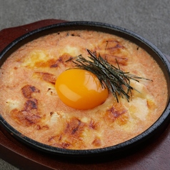 明太子とろろ鉄板