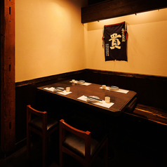 6名～8名の最大8名様の半個室のお席です。【全席禁煙】※半個室をご指定の場合は直接お電話でご確認下さい。