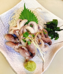 茹でイイダコ刺し