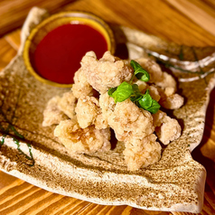 【なにわ黒牛】ミノサンドの唐揚げ