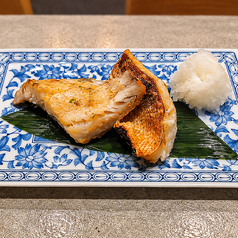 赤魚の原始焼き～すだち味噌～