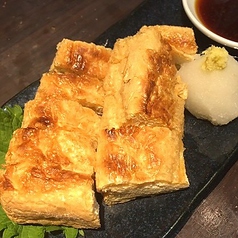 久保豆腐店さんの焼きおあげ　生姜醤油