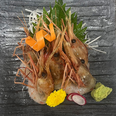 ボタン海老刺身