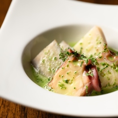 蛸・芋・牛蒡 （ニンニクパセリバター）