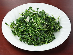 豆苗炒め