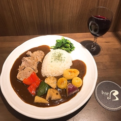 インスタ映えを狙ったbar-Ｂオリジナルカレーの写真