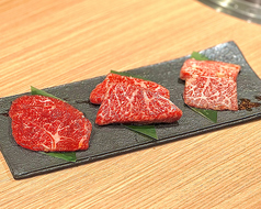 希少3種盛り黒(黒だれ)(ランプ、イチボ、カイノミ)