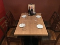 【テーブル：最大4名様掛け】当店の本格イタリアンやお肉料理で、女子会ランチはいかがですか？会話と食事を楽しみながらゆったりお過ごしください！