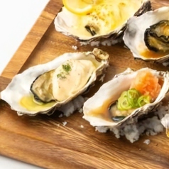 広島産牡蠣の殻焼き