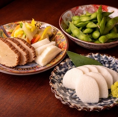 枝豆/漬物盛り合わせ/長いもワサビ漬け