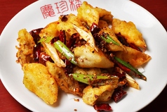 揚げナス麻辣炒め