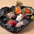 料理メニュー写真&nbsp;厳選鮮魚刺身5点盛り合わせ