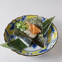 サーモン手巻きドッグ