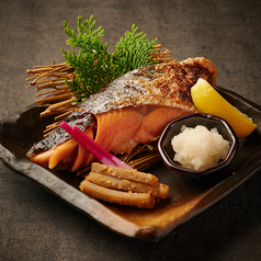 鮭とばの炙り