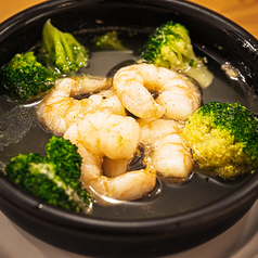 エビのアヒージョ