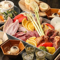 【最大100名まで】広々空間で飲み放題付きBBQ　ウッドデザインパーク栄店のコース写真