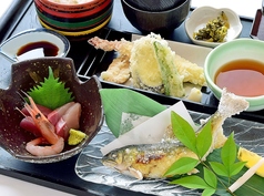 鮎の塩焼き御膳