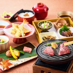 季節の特別御膳（黒毛和牛鉄板焼き）　 