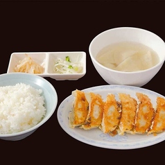 焼餃子水餃子定食