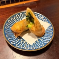 料理メニュー写真&nbsp;牡蠣と小松菜のオイスターチーズ春巻 1本