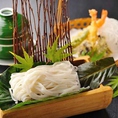 【名物料理】宮城県大崎産のもちもちした製麺はコースでもご用意しております。