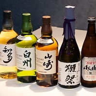 ビールやジャパニーズウイスキー、中国ハブ酒まで充実！