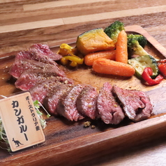 カンガルー肉のステーキ